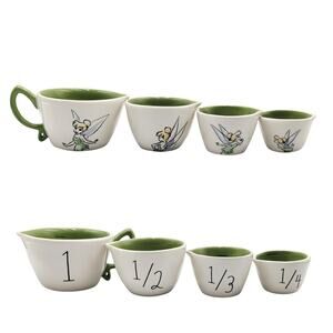 NEW Disney Rae Dunn Artisan Collection by Magenta Tinker Bell Measuring Cup Set